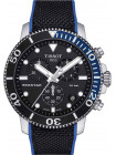 Текстильный с каучуковой подложкой ремешок Tissot T604048424